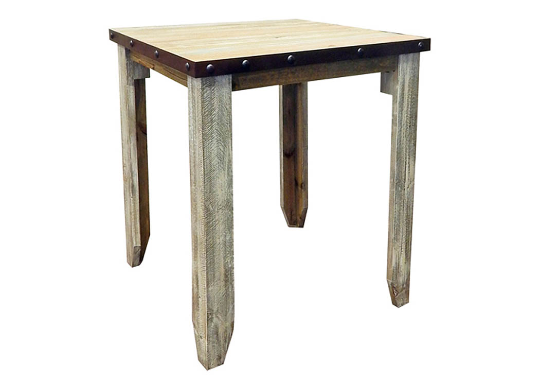 42" Horizon Pub Table w/Iron Trim,Million Dollar Rustic