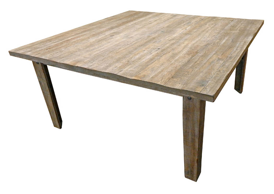 Agave 63" Gray Wash Dining Table,Million Dollar Rustic