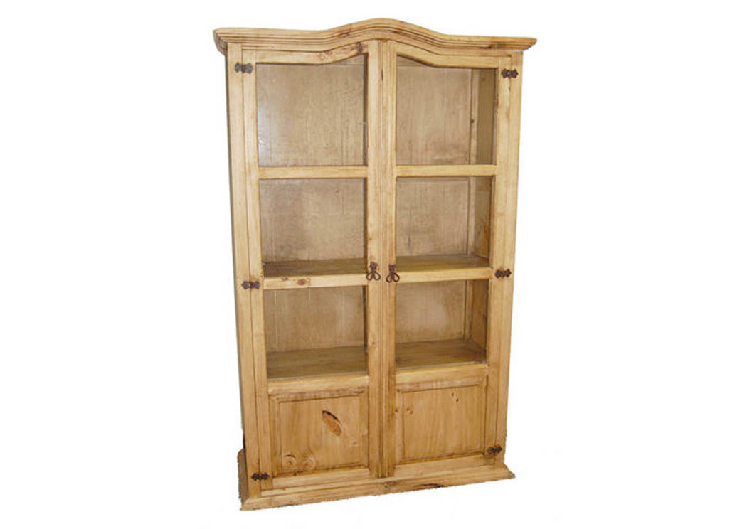 Glass Door Curio,Million Dollar Rustic