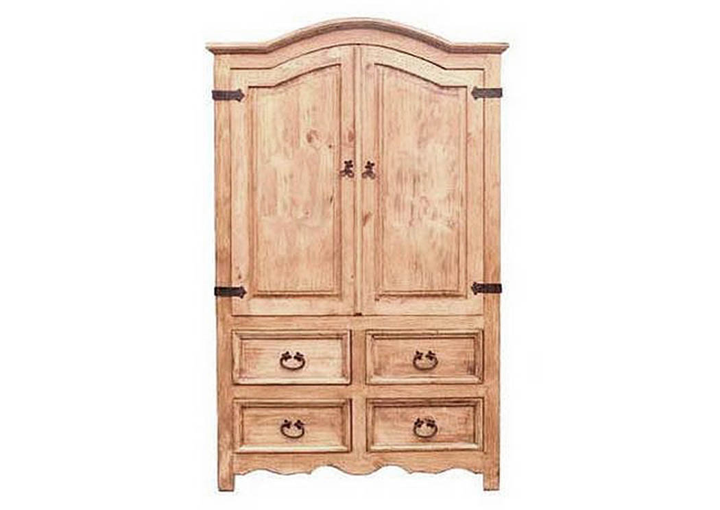 Sierra Armoire w/4 Drawers,Million Dollar Rustic