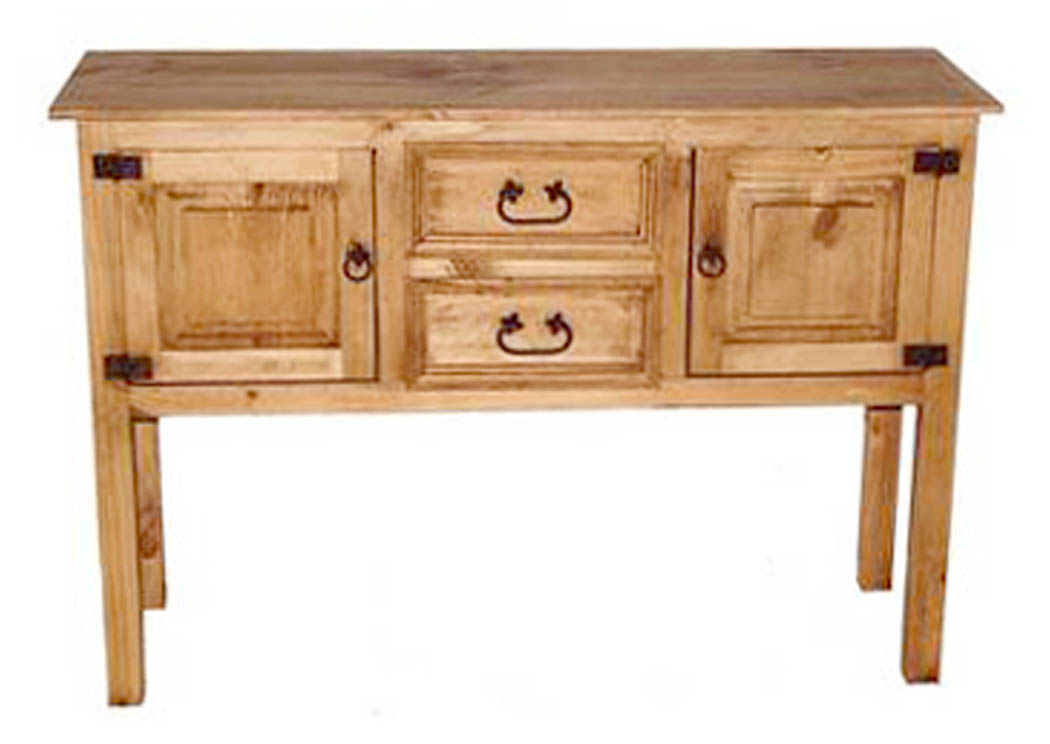 Consola Rustica w/Drawer & Storage,Million Dollar Rustic