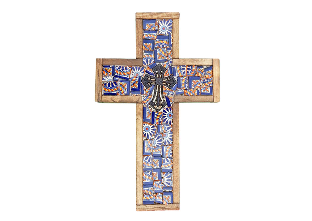 Tile Medium Cross,Million Dollar Rustic