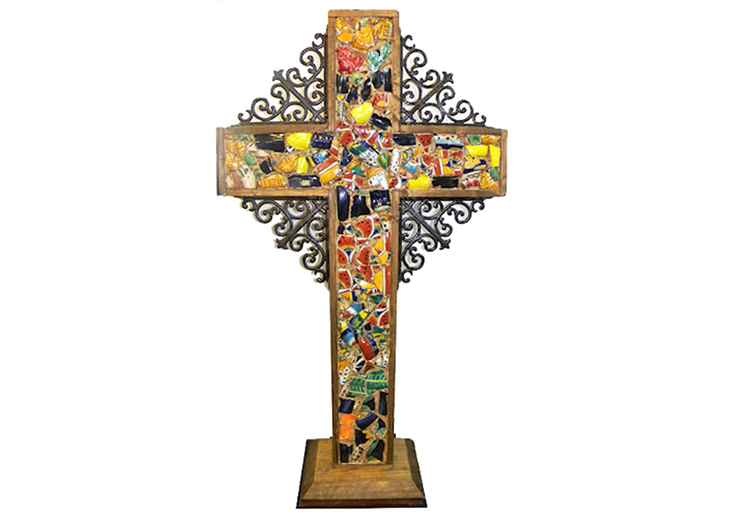 Tiled Standup Cross,Million Dollar Rustic