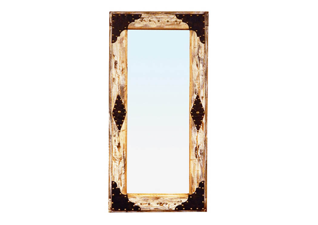 23' x 45' White Scraped Mirror,Million Dollar Rustic