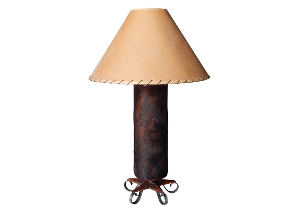 Cowhide Lamp,Million Dollar Rustic