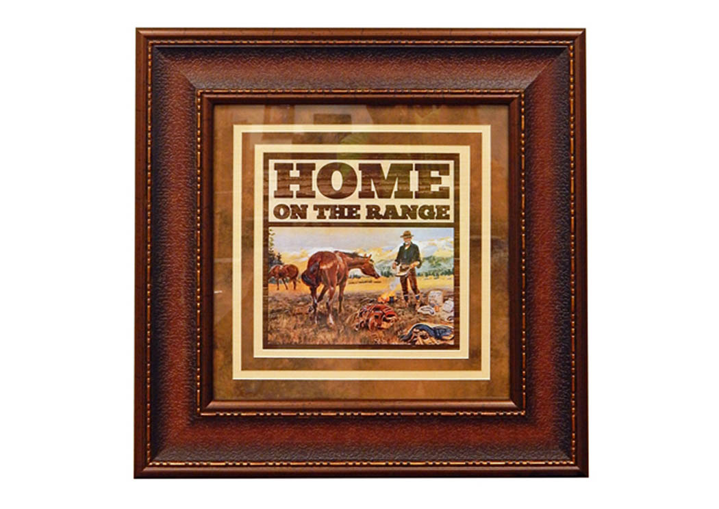 Home On The Range Framed Print,Million Dollar Rustic