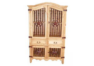 Image for Iron Front Armoire w/Star