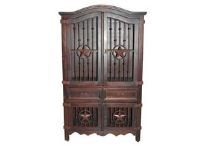 Image for Dark Sierra Armoire w/Iron Star