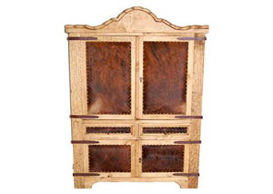 Image for Cowhide Rope Armoire