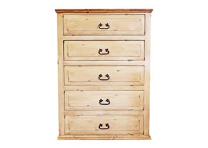 Image for Heirloom 5 Drawer Chest w/Wax Top