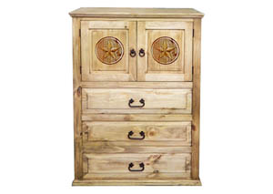 Image for Econo 2 Door 3 Drawer Chest w/Stars