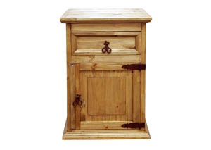 Image for 1 Drawer 1 Door Gun Nightstand