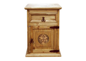 Image for 1 Drawer 1 Door Gun Nightstand