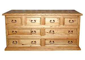 Image for 65" 8 Drawer Dresser w/Rope