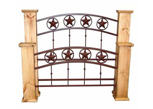 Image for Queen Iron Headboard
