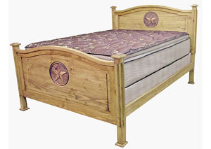 Budget Full Bed w/Decorative Star