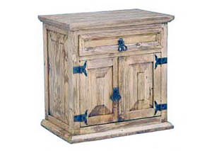 Image for 1 Drawer 2 Door Nightstand