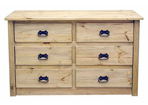 Image for Log 6 Drawer Dresser