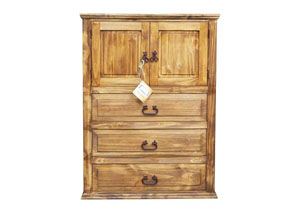 Image for Brown Wb Econo 2 Door 3 Drawer Chest