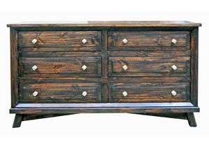 Image for San Miguel 6 Drawer Dresser On Legs
