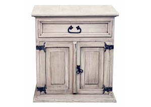 Image for Estate Gun 1 Drawer 1 Door Nightstand
