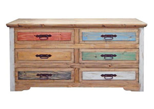 Image for Natural Top Cancun Dresser