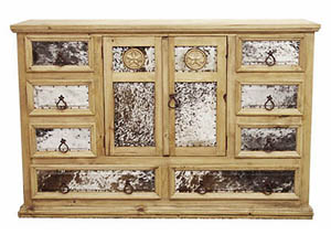 Image for Cowhide Mansion Dresser w/Star