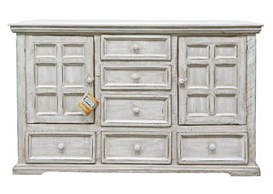 Image for Weathered White Mild Dresser