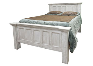 Image for Weathered White Queen Coliseo Bed