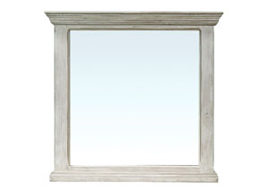 Image for Weathered White Coliseo Mirror