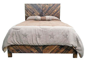 Image for Diagonal Old Queen Platform Bed