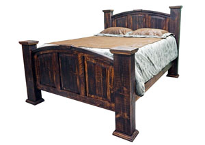 Image for Queen Bed w/Rails Slats Center