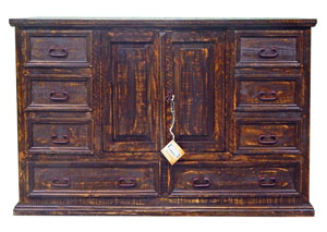 Image for Med Wax Mansion Dresser