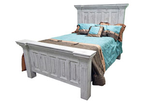 Image for Coliseo Queen Bed-Old White