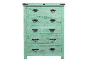 Image for Painted Reclaimed Look Chest