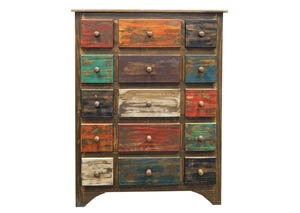 Image for Arco 7 Drawer Multi Color Chest