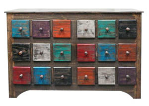 Image for Arco Multi Color 6 Drawer Dresser