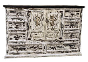 Image for White Scraped Dresser