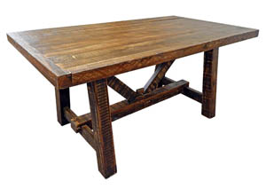 Reclaimed Wood 39' x 72' Wedge Table