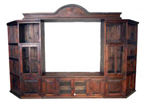 Image for Dark 4 Piece Wall Unit