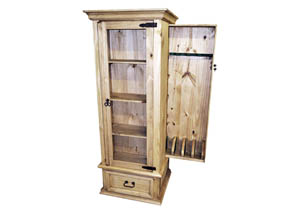 Image for Gun Curio Cabinet w/4 Shelves