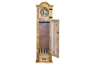 Gun Grandfather Clock w/5 Gun Capacity