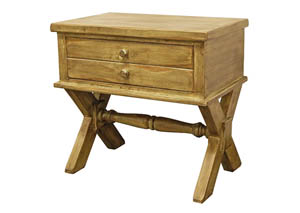 Image for Mint Cross Leg Phone Table w/Drawers