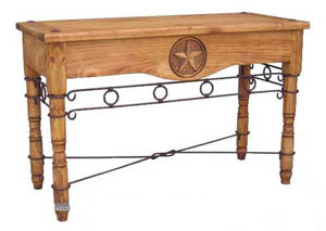 Image for Star Sofa Table w/Iron Accents