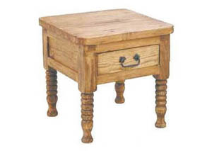 Image for Spindle Leg End Table w/Drawer