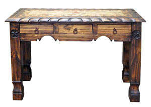 Image for Medium Marble Rope 3 Drawer Sofa Table w/Stars