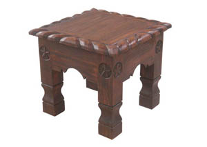 Image for Dark Rope End Table w/Stars