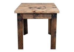 Image for Rustic Medium Wax End Table