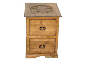 Image for 2 Drawer File Cabinet w/Star