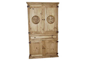 Image for Computer Armoire w/Stars